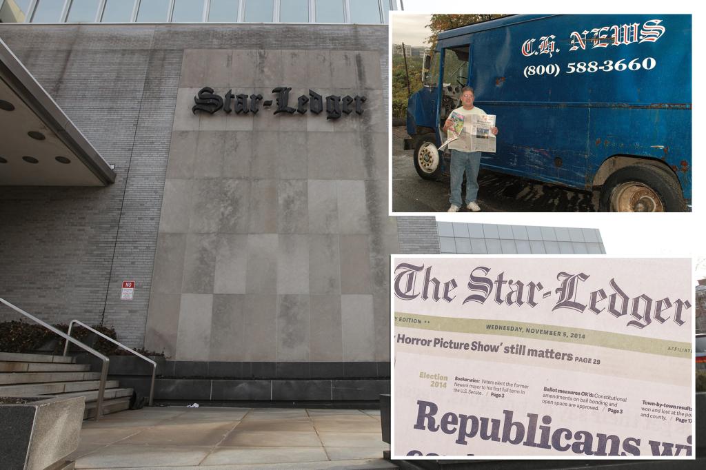 The New Jersey Star-Ledger will end its print edition in 2025